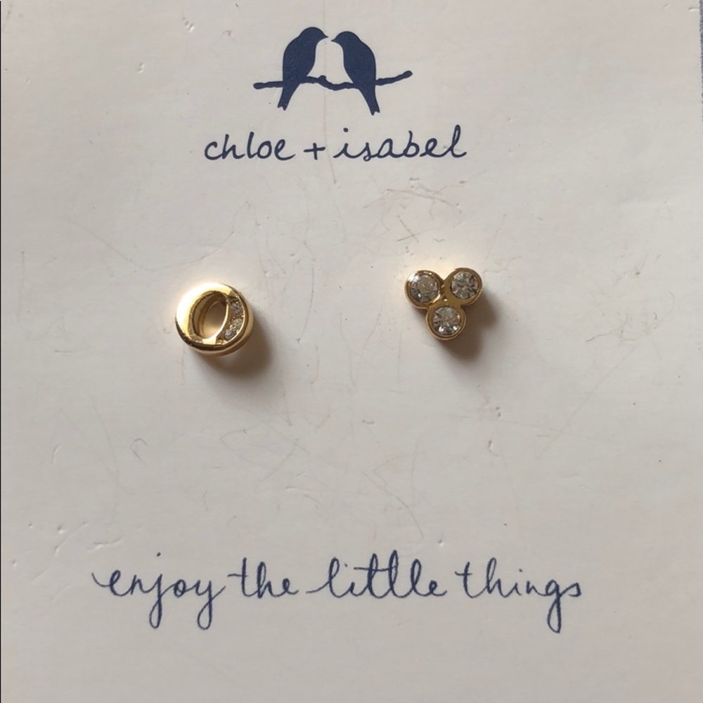 Alphabet mismatched earrings